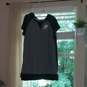 Nike t-shirt dress. Comfy. Has pockets.